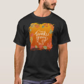 Happy Thanksgiving Dad Gift T-Shirt (Vorderseite)