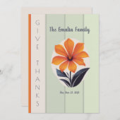 Happy Thanksgiving Dankeskarte (Vorne/Hinten)