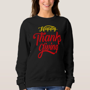 Happy Thanksgiving Day 2022 Niedliche Kleine Pilgr Sweatshirt
