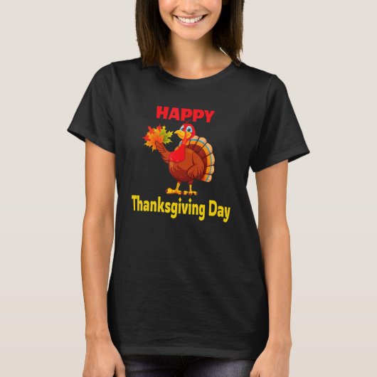 Happy Thanksgiving Day 2022 Tee Cute Little Pilgri (Vorderseite)