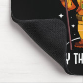 Happy Thanksgiving Day Astronaut Türkei Flag Fall Mousepad (Ecke)