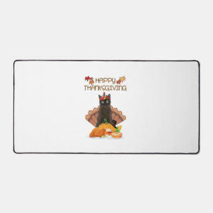 Happy Thanksgiving Day Burmese Cat Geschenk Funny Schreibtischunterlage