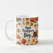 Happy Thanksgiving Day Classic Tasse (Links)