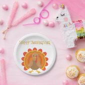 Happy Thanksgiving Day Dinner Pappteller (Party)