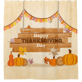 Happy Thanksgiving Day Duschvorhang