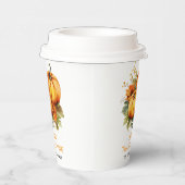 Happy Thanksgiving Day |Fall Holiday Türkei Dinner Pappbecher (Rechts)