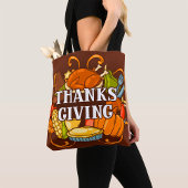 Happy Thanksgiving Day Food Tote Bag Tasche