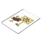 Happy Thanksgiving Day Funny Notizblock (Linke Seite)