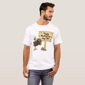 Happy Thanksgiving Day Funny T-Shirt (Vorne ganz)