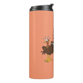 Happy Thanksgiving Day Funny Thermosbecher (Nach links gedreht)