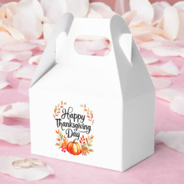 Happy Thanksgiving Day Gevor Box mit Kürbis Geschenkschachtel