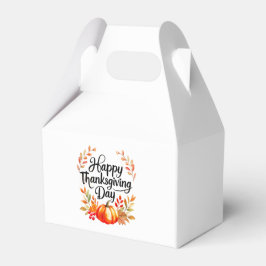 Happy Thanksgiving Day Gevor Box mit Kürbis Geschenkschachtel