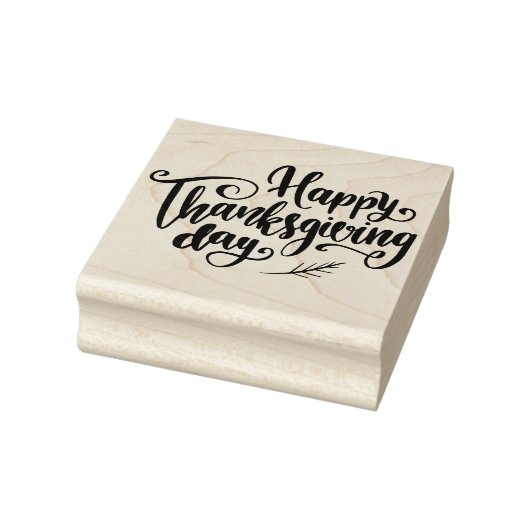 Happy Thanksgiving Day Gummistempel (Stempel)