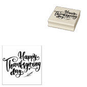 Happy Thanksgiving Day Gummistempel (Stempel)