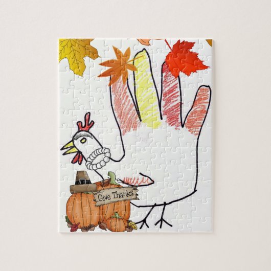 Happy Thanksgiving Day Jigsaw Puzzle (Vertikal)