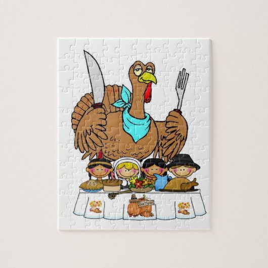 Happy Thanksgiving Day Jigsaw Puzzle (Vertikal)