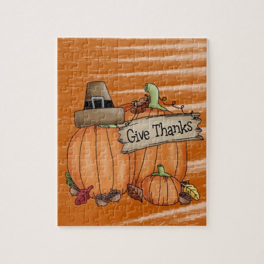 Happy Thanksgiving Day Jigsaw Puzzle (Vertikal)