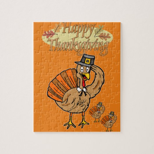 Happy Thanksgiving Day Jigsaw Puzzle (Vertikal)