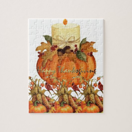 Happy Thanksgiving Day Jigsaw Puzzle (Vertikal)