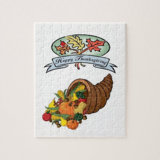 Happy Thanksgiving Day Jigsaw Puzzle (Vertikal)