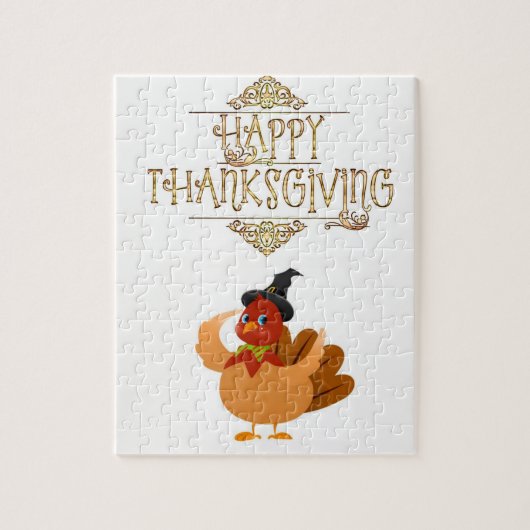 Happy Thanksgiving Day Jigsaw Puzzle (Vertikal)