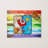 Happy Thanksgiving Day Jigsaw Puzzle, Strand Türke Puzzle (Horizontal)