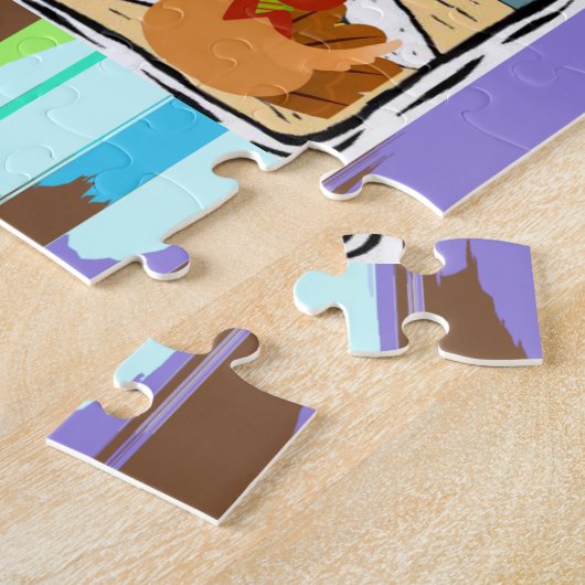 Happy Thanksgiving Day Jigsaw Puzzle, Strand Türke Puzzle (Seite)