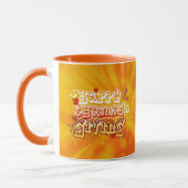 Happy Thanksgiving day orange TASSE (Links)