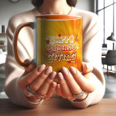 Happy Thanksgiving day orange TASSE