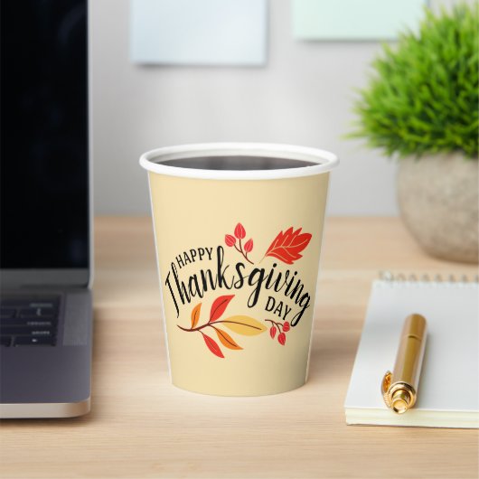 Happy Thanksgiving Day Pappbecher (InSitu)