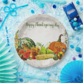 Happy Thanksgiving Day Pappteller (Party)