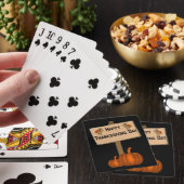 Happy Thanksgiving Day Playing Card Deck Spielkarten (In Situ)