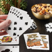 Happy Thanksgiving Day Playing Card Deck Spielkarten (In Situ)