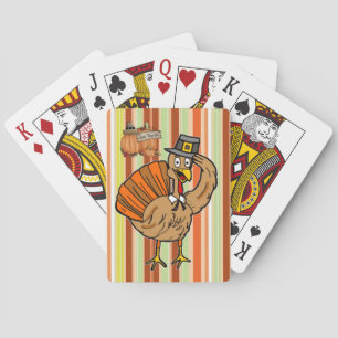 Happy Thanksgiving Day Playing Card Deck Spielkarten