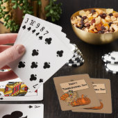 Happy Thanksgiving Day Playing Card Deck Spielkarten (In Situ)