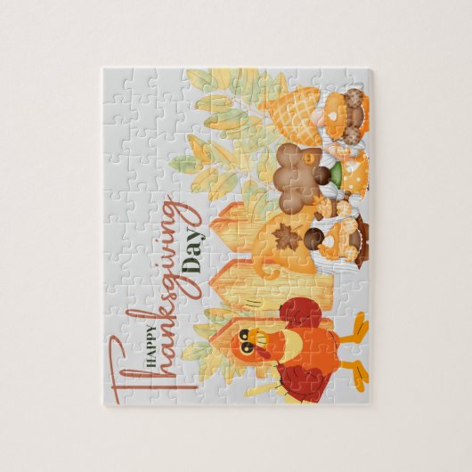 Happy Thanksgiving Day Puzzle (Vertikal)