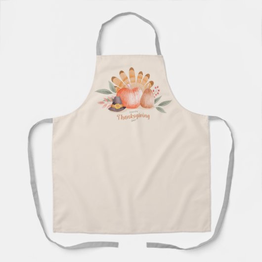 Happy Thanksgiving Day Schürze (Vorderseite)