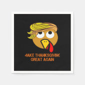 Happy Thanksgiving Day Serviette (Vorderseite)