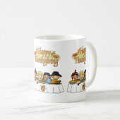Happy Thanksgiving Day Tasse (VorderseiteRechts)