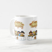 Happy Thanksgiving Day Tasse (Vorderseite Links)