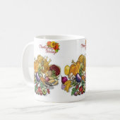 Happy Thanksgiving Day Tasse (Vorderseite Links)