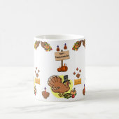 Happy Thanksgiving Day Tasse (Mittel)