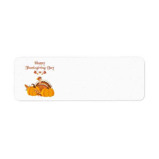 Happy Thanksgiving Day Türkei mit Pumpkins (Vorne)