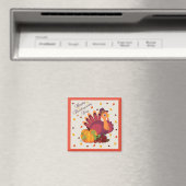 Happy Thanksgiving Day Turkey Magnet (In Situ (Geschirrspüler))