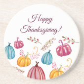 Happy Thanksgiving Day Untersetzer (Vorne)