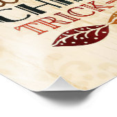 Happy Thanksgiving Descriptive words Herbst Fotodruck (Ecke)