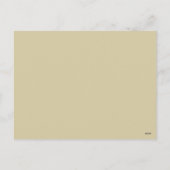 Happy Thanksgiving Dinner Bunte Blätter Feiertagspostkarte (Rückseite)