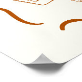 Happy Thanksgiving Dinner Party Printable Poster (Ecke)