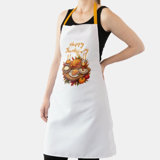 Happy Thanksgiving Dinner Schürze (InSitu)