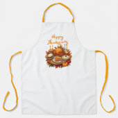 Happy Thanksgiving Dinner Schürze (Vorderseite)